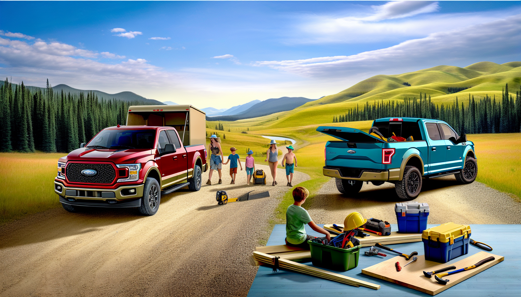 Mid-Size Truck Showdown: Built for Work and Weekends